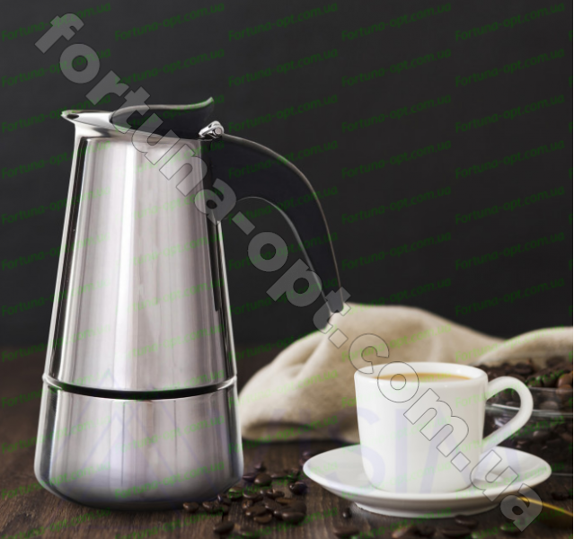 Кофеварка гейзерная A-Plus - 2088 на 6 чашек ✅ базовая цена $7.70 ✔ Опт ✔ Скидки ✔ Заходите! - Интернет-магазин ✅ Фортуна-опт ✅